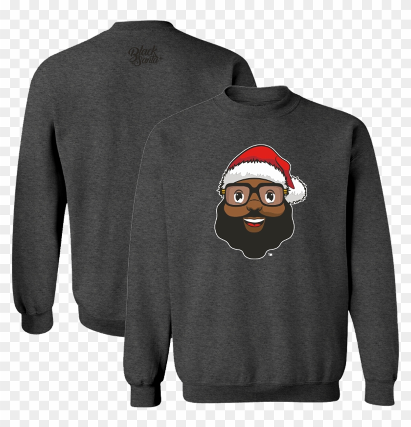 Black Santa Logo Sweater , Png Download - Sweater Clipart