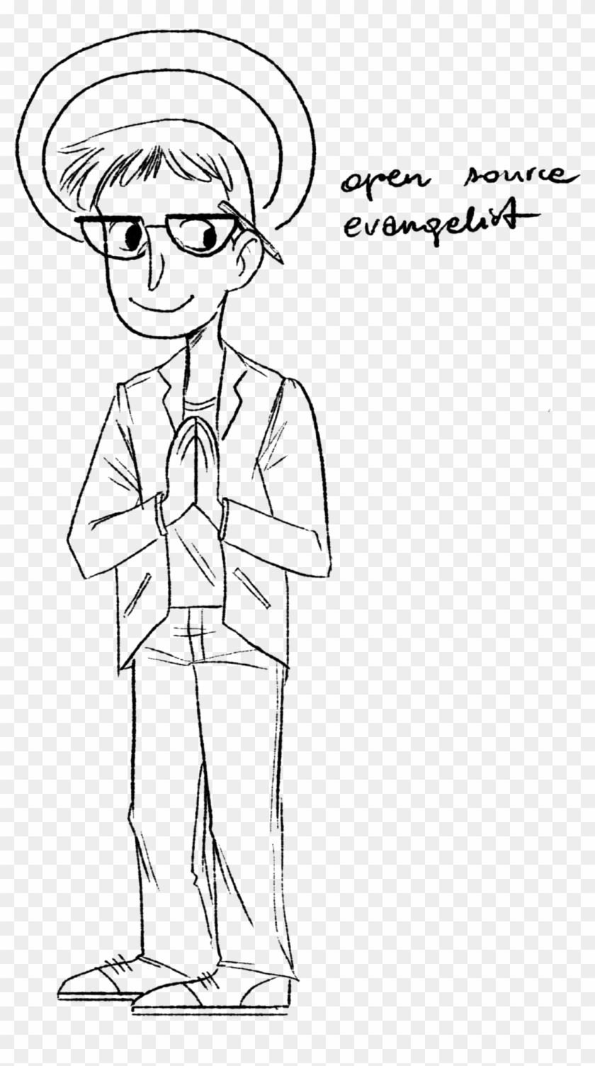 Meet The Team Your Open Source Project Wants - Line Art Clipart