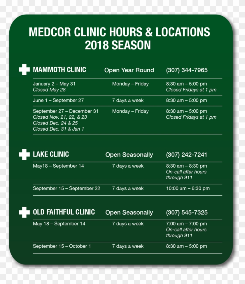 Yellowstone National Park 2018 Clinic Opening, Closing - Big Music Fest Clipart