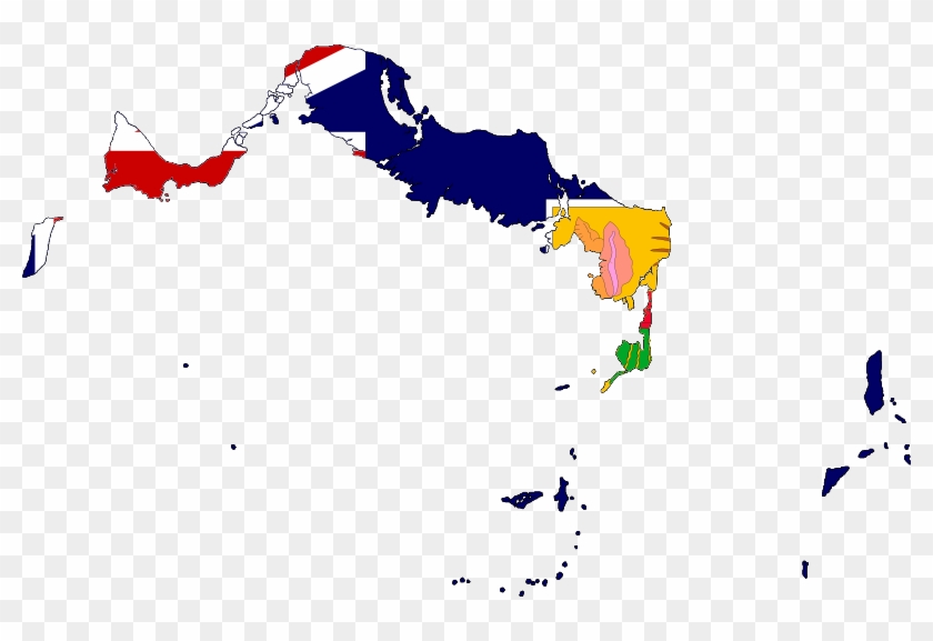 Flag-map Of The Turks And Caicos Islands - Turks And Caicos Islands Flag Map Clipart