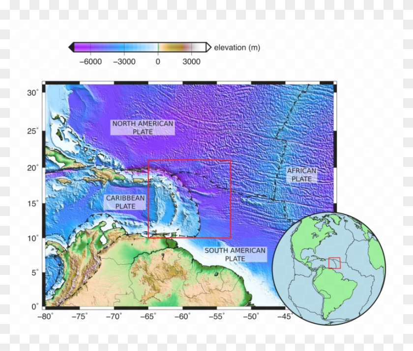 Map Of The Subduction System - Atlas Clipart