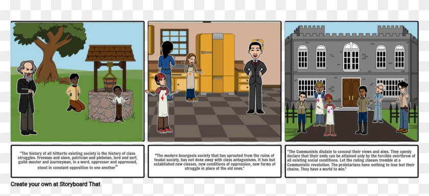 Communist Manifesto Depiction - Cartoon Clipart #3430333