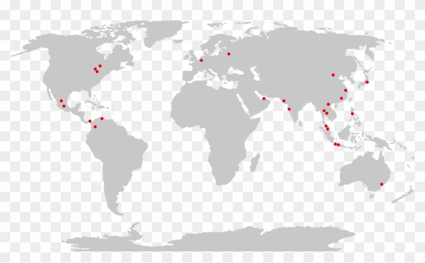Caribbean - World Map Clipart