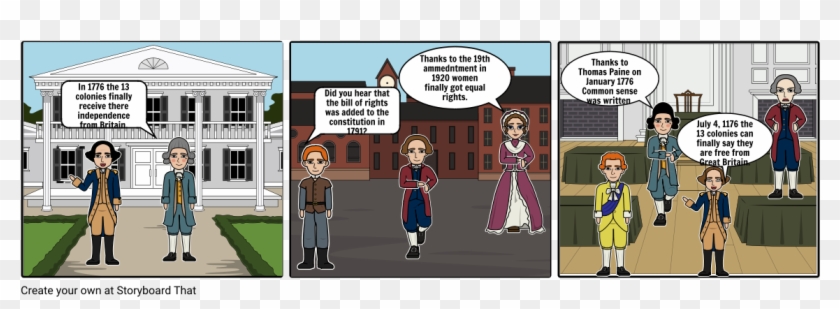 The Declaration Of Independence - Cartoon Clipart #3430364
