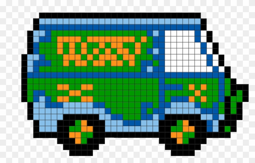 Posted In Graphics - Mystery Machine 8 Bit Clipart