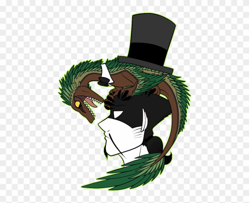 Father Time And Rewind The Raptor - Illustration Clipart #3431008