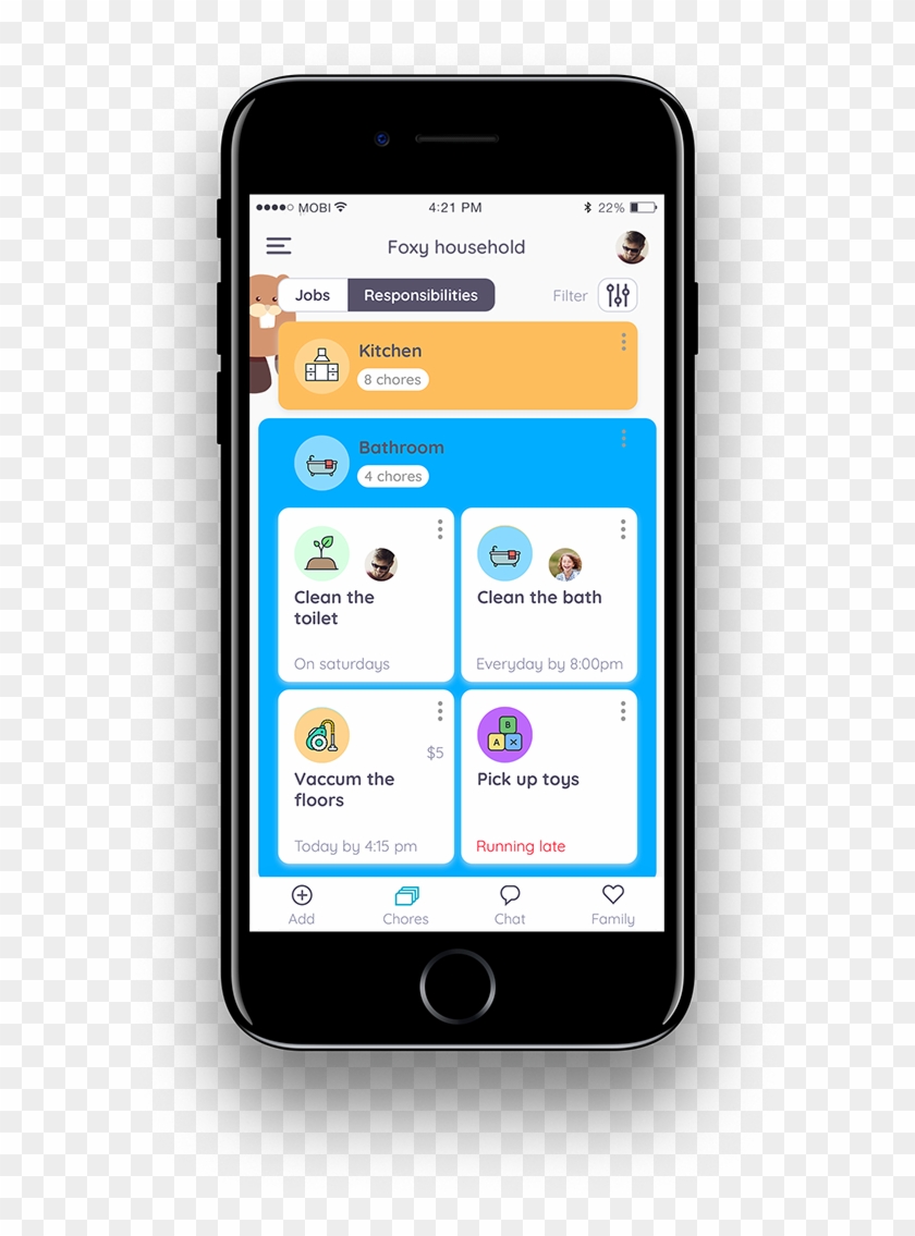 Homey App Lets You Manage Chores, Allowance And Rewards - Chore App Clipart #3431038