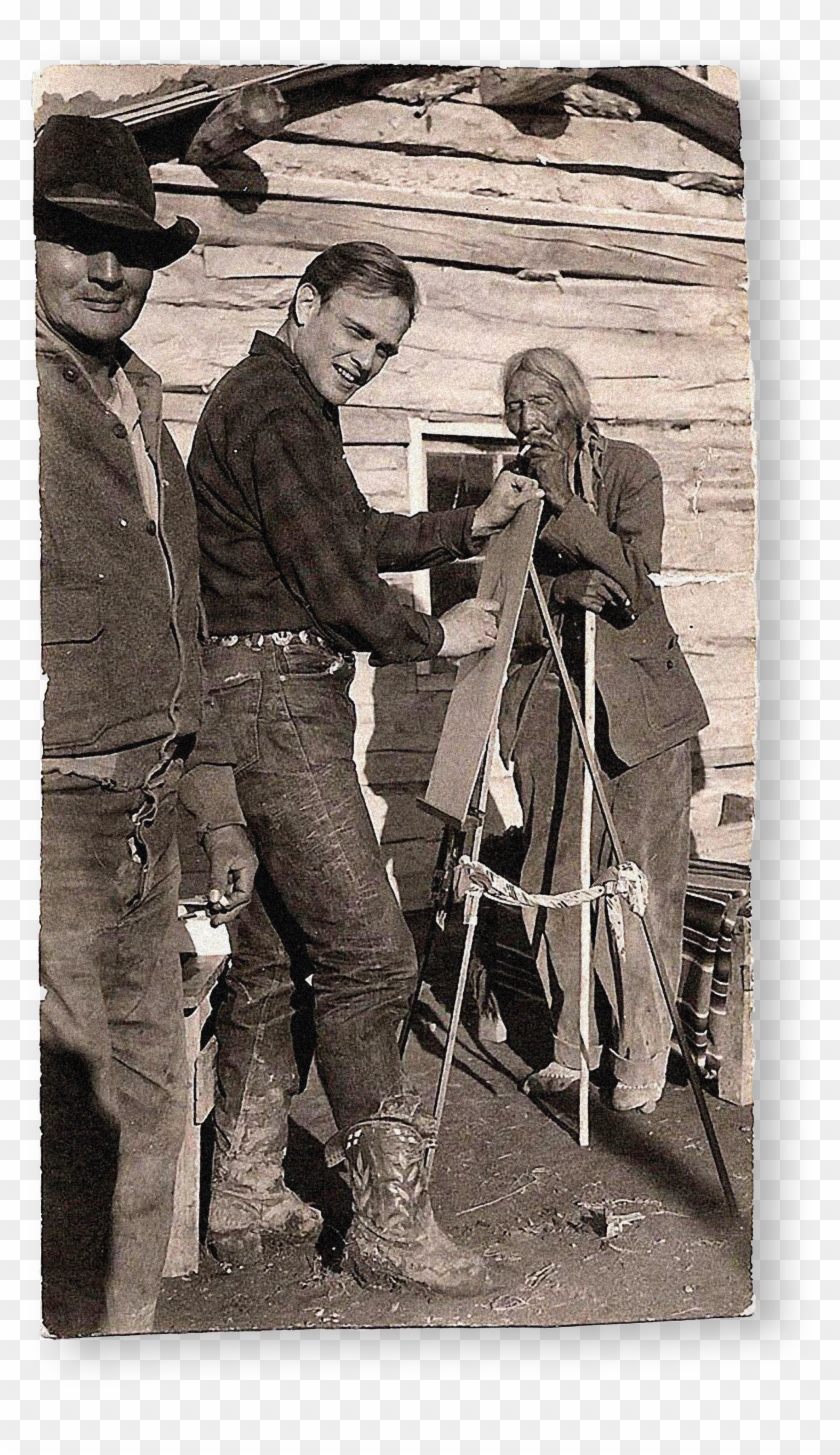 Miller Sketching Joseph White Cow Bull On The Pine - David Humphreys Miller Clipart