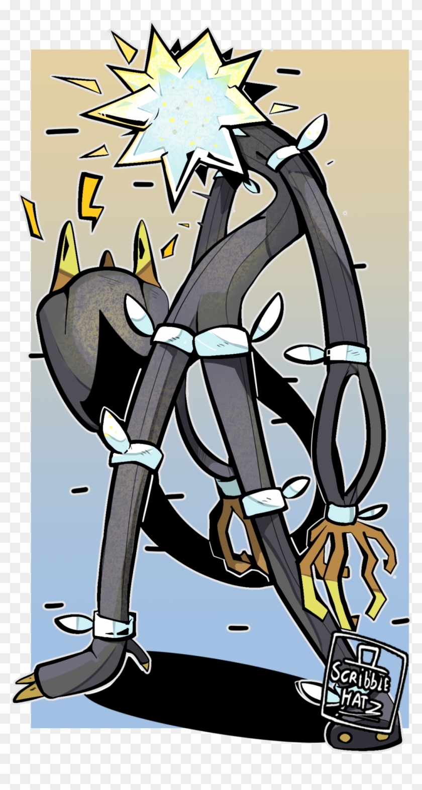 Scribblezart Pokemon Xurkitree - Cartoon Clipart #3431181