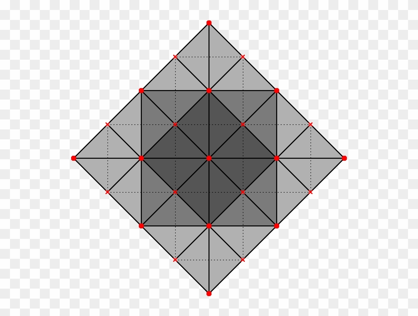 One Star Tetrahedron "grown" From A Central Octahedron - Triangle Clipart