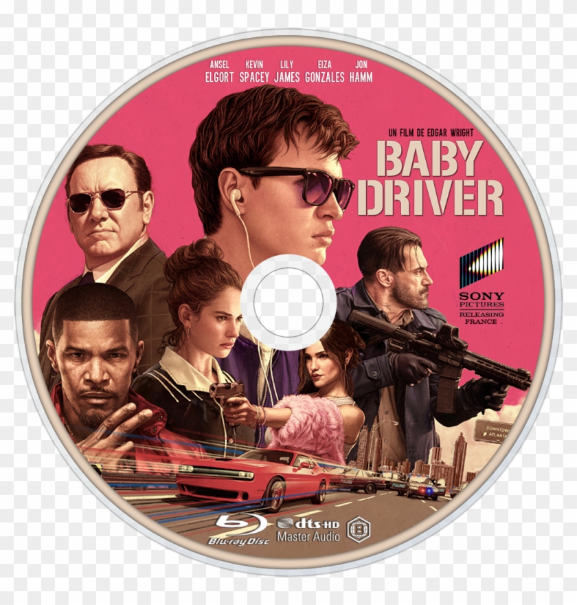Baby Driver Bluray Disc Image - Baby Driver Clipart