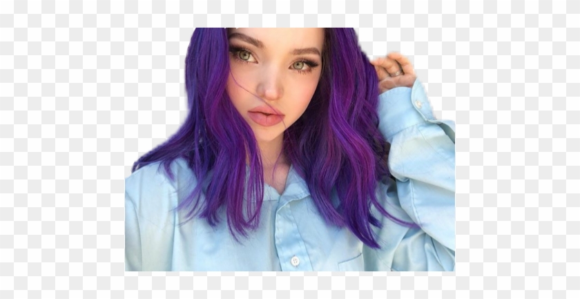 #dovecameron #love #beauty #beautiful #mal #descendants3 - Purple Dove Cameron Hair Color Clipart #3431549