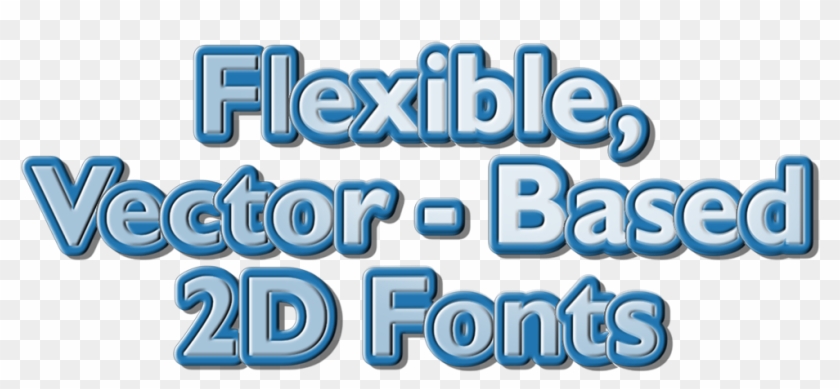 Aston 2d Fonts - 2d Font Clipart