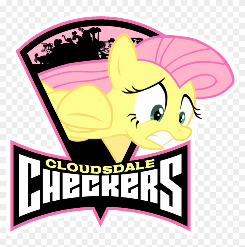Lyraheartstrngs, Charlotte Checkers, Fluttershy, Hockey, - Checkers Ahl Clipart