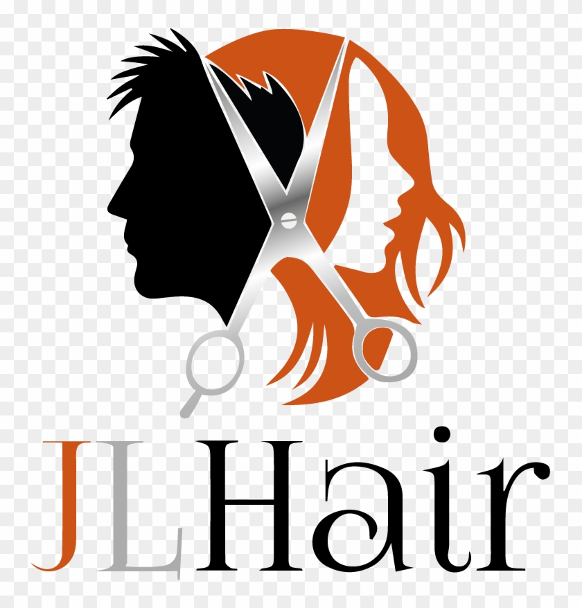Jl Hairdressing - Unisex Salon Logo Png Clipart #3431842
