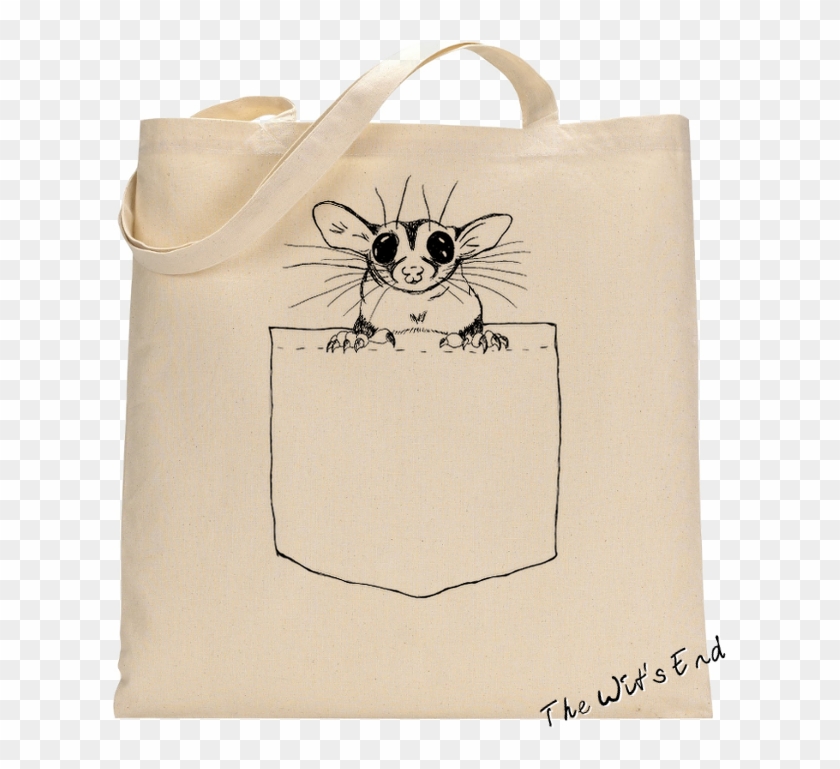 Pocket Glider On Canvas Tote - Canvas Tote Bag Without Gusset Clipart #3432034