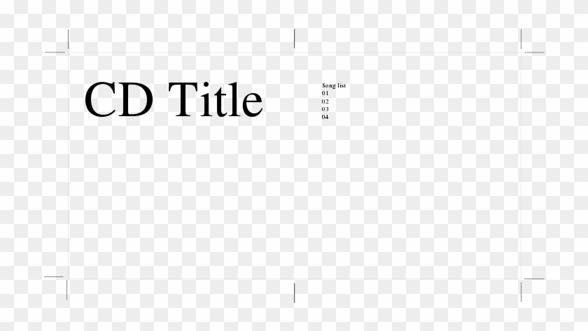 Cd Jacket Template Clipart