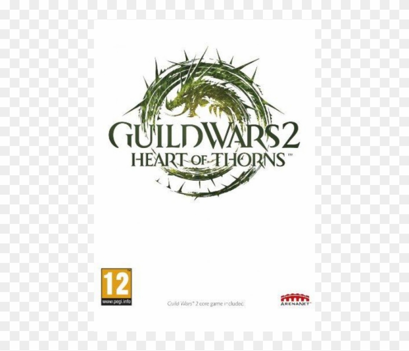 Guild Wars 2 Heart Of Thorns Logo Png - Graphic Design Clipart #3432233