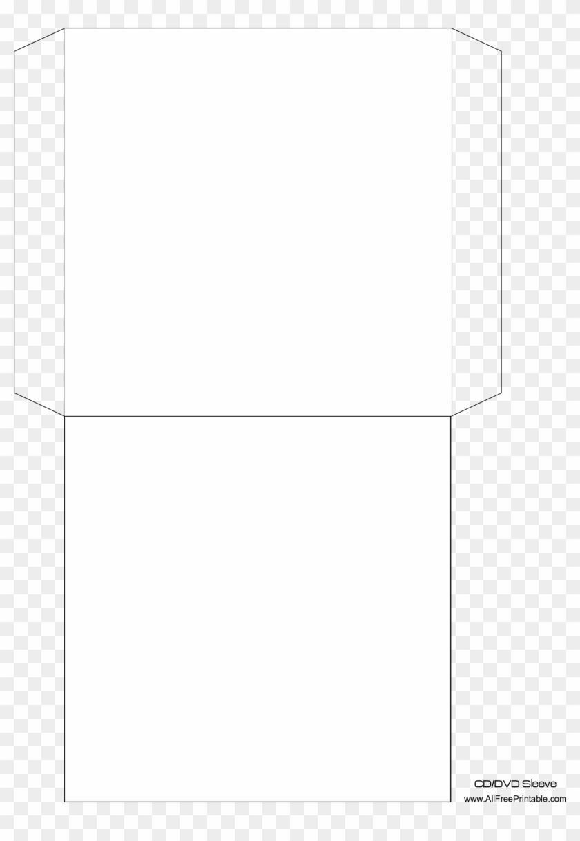 Free Cd Dvd Sleeve Template Templates At Allbusinesstemplates - Monochrome Clipart
