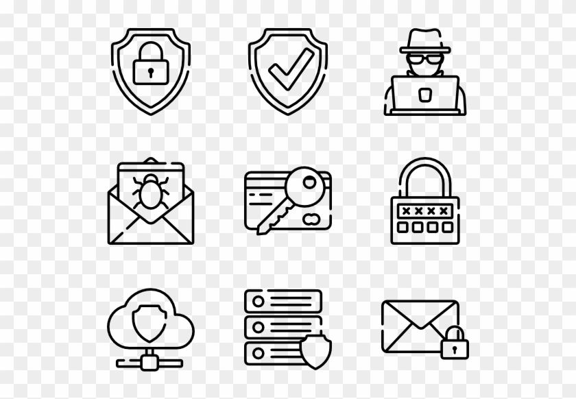 Data Security - Manufacturing Icon Free Clipart #3432479