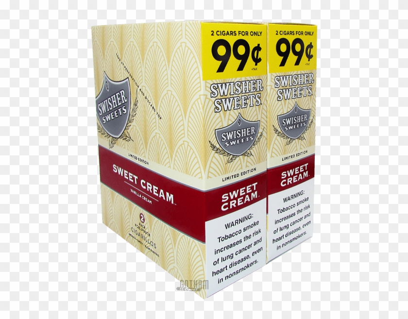 Swisher Sweets Cigarillos Sweet Cream Pack Box - Box Clipart #3433393