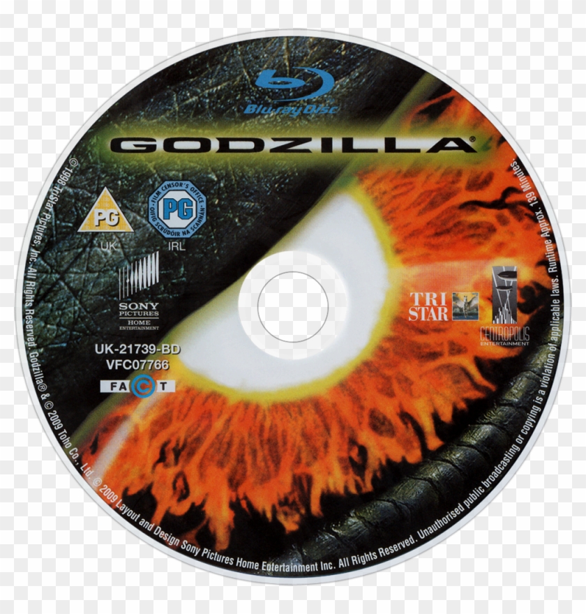 Godzilla Bluray Disc Image - David Arnold Godzilla 1998 Soundtrack Clipart #3433532