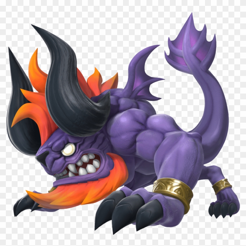 World Of Final Fantasy Baby Bahamut , Png Download - Final Fantasy Behemoth Clipart #3433792