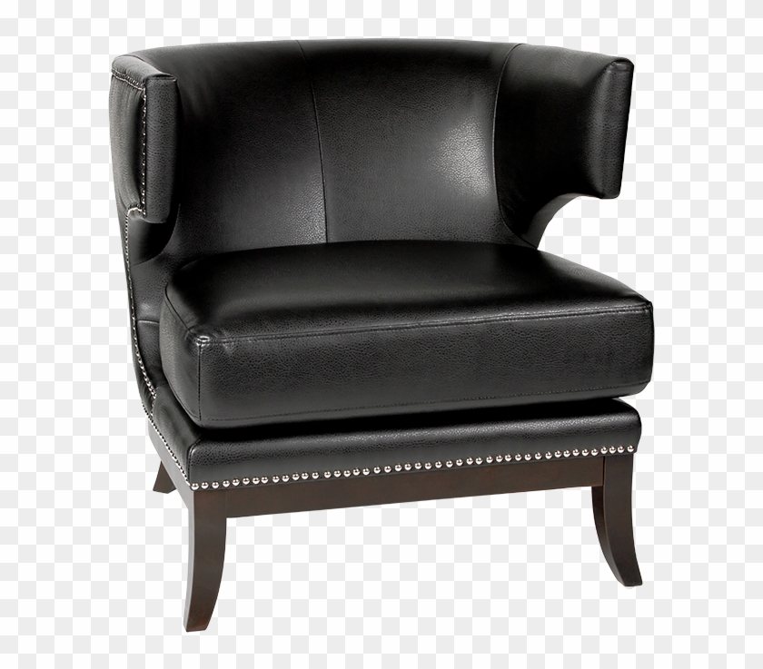 Rental, Chair, Seat, Seating, Club Chair, Black, Leather, - Chair Clipart #3433924
