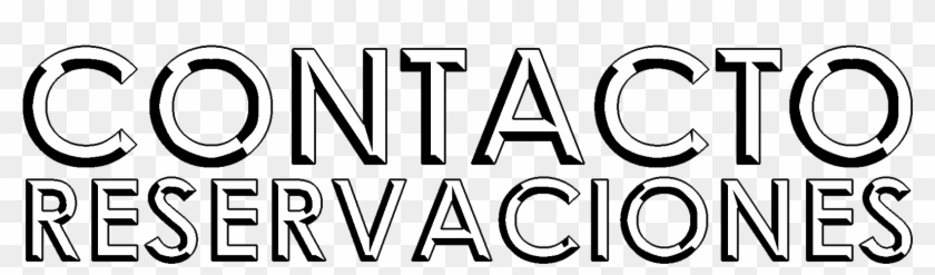 Contacto Reservacion - Black-and-white Clipart #3434200