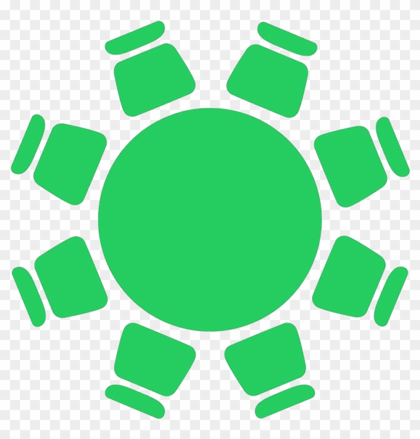 //table And Chair Rentals Singapore - Round Table Logo Vector Clipart
