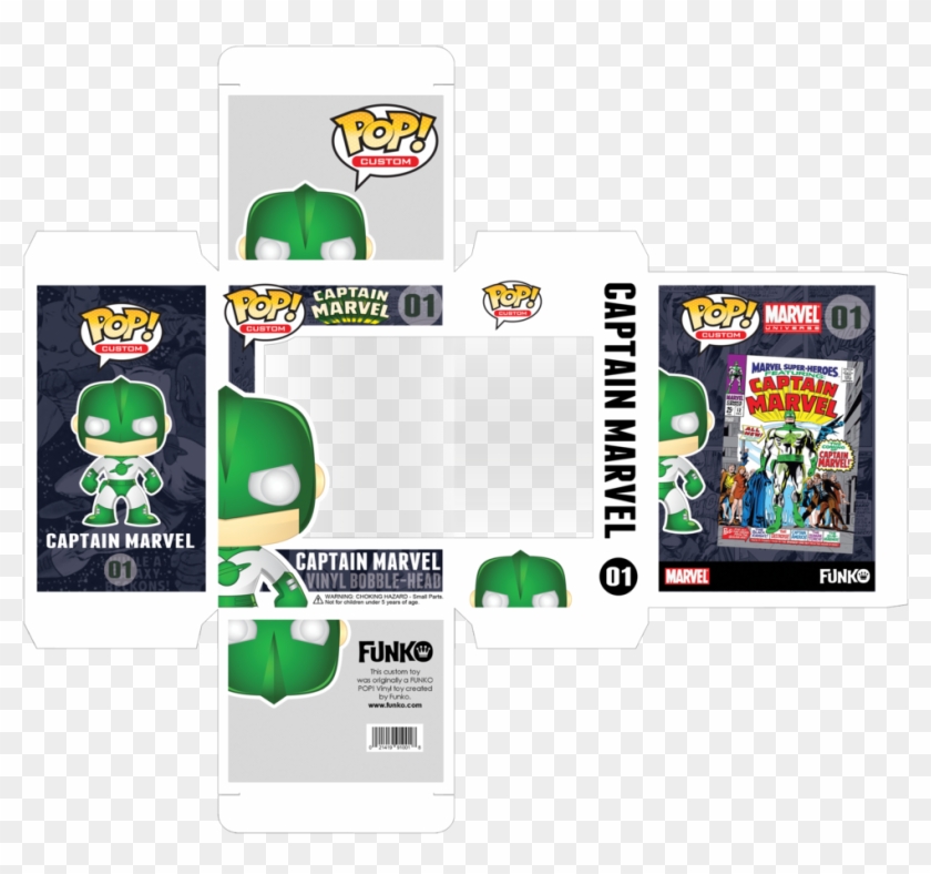 Vinyl Photoshop Png Label Template - Funko Pop Box Png Clipart