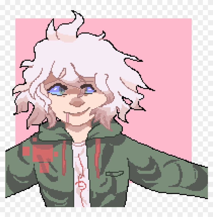 Nagito Komaeda - Cartoon Clipart