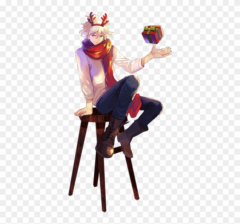 Nagito Komaeda Christmas Clipart #3434680