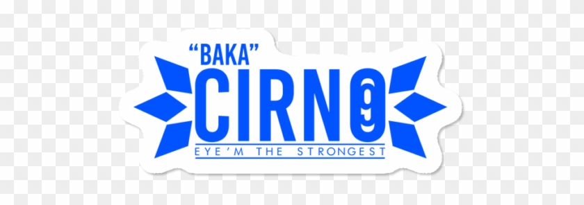 Baka Cirno - Graphic Design Clipart #3434897