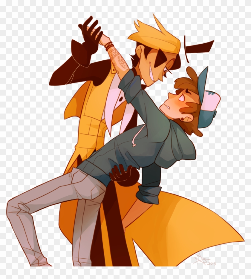 Is This Your First Heart - Bill Cipher Human And Dipper Clipart