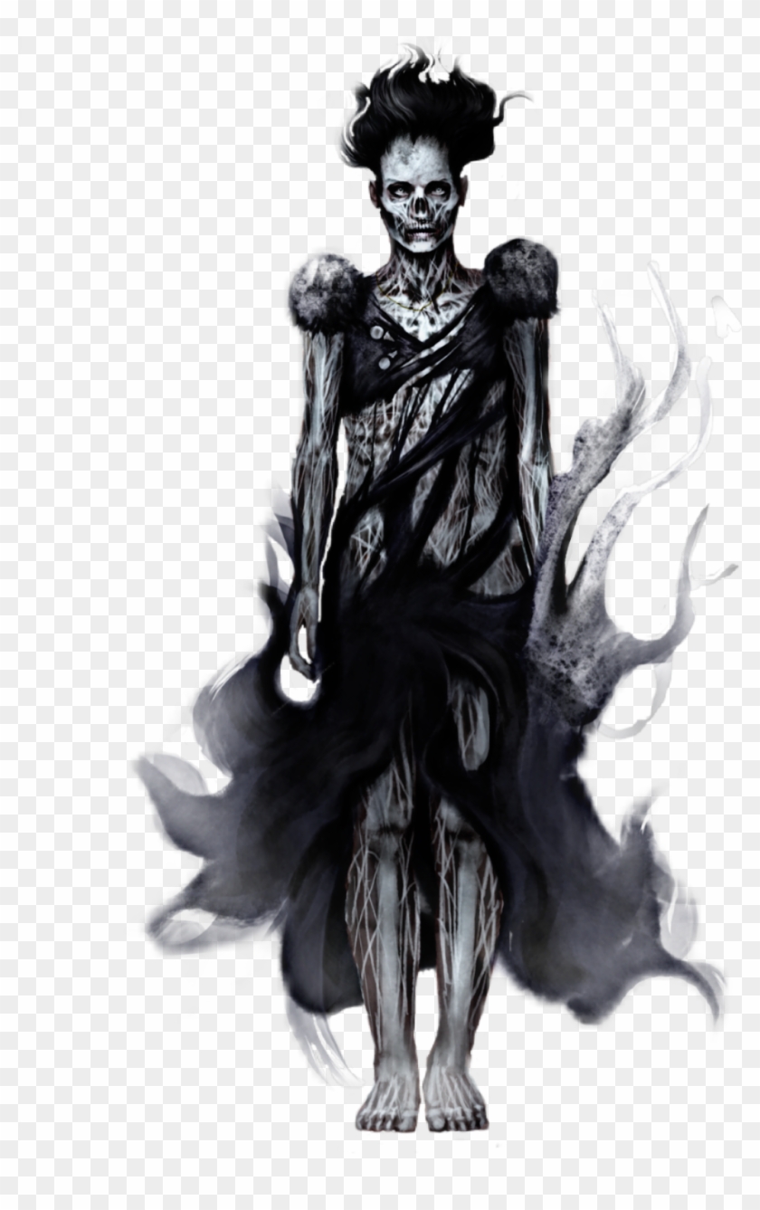 #freetoedit #woman #female #creepy #ghost #dead #haunted - Illustration Clipart #3435879