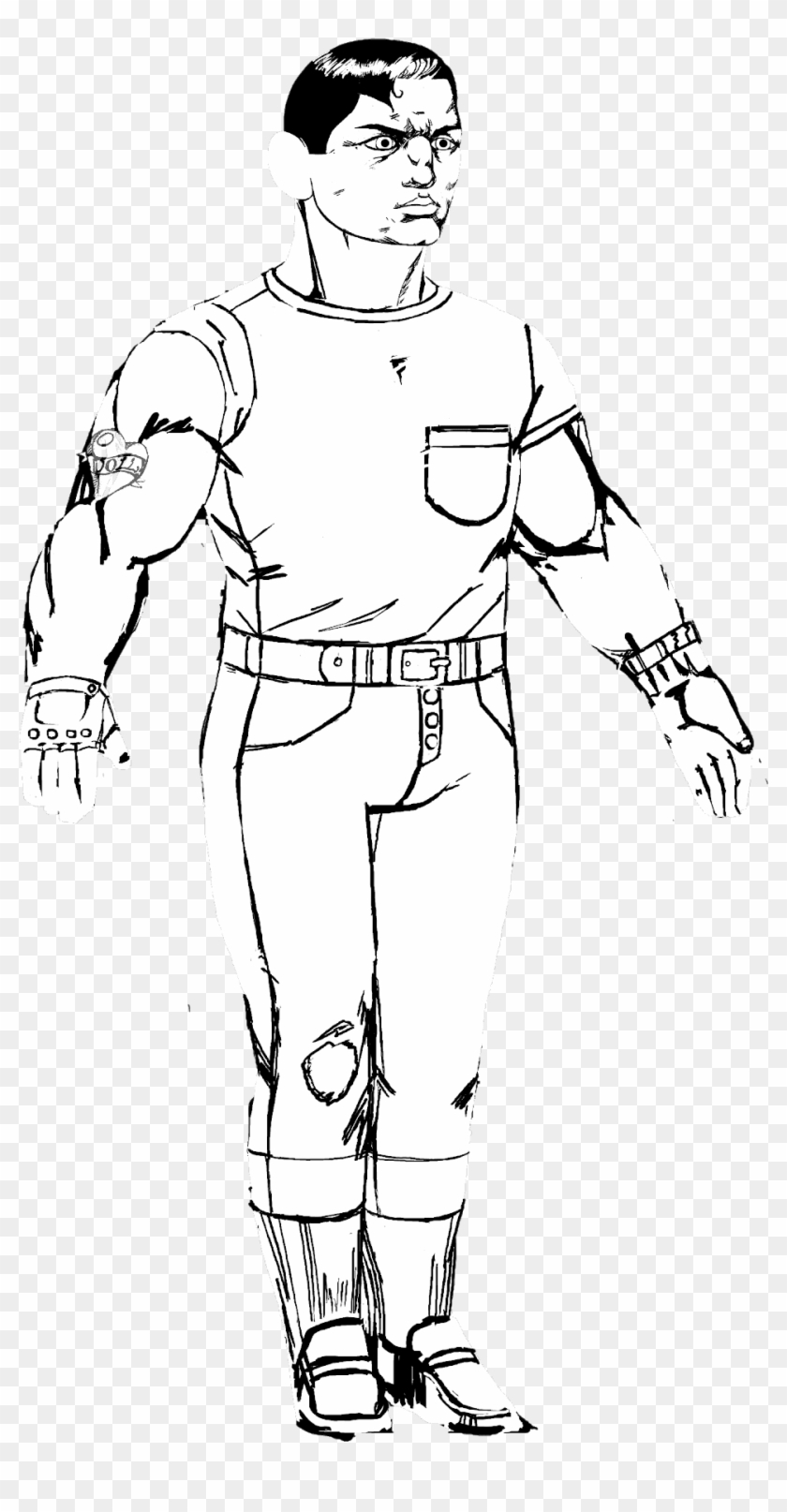 Introducing Guy Tough - Illustration Clipart #3436578