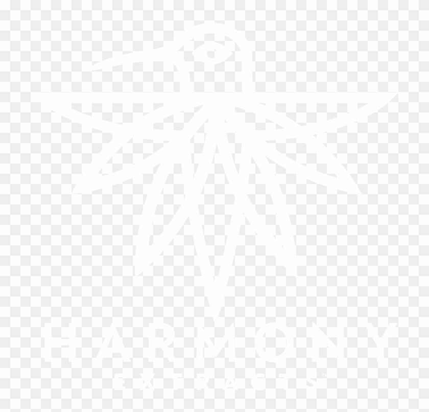 Harmony Extracts Denver Concentrates Logo White - Poster Clipart