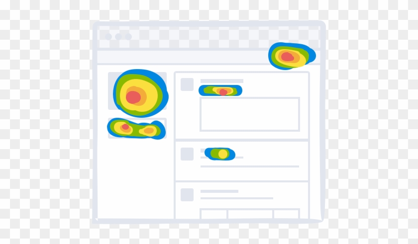 Get Click Data From Website Visitors With Crazy Egg - Website Heat Mapping Icon Clipart #3436929