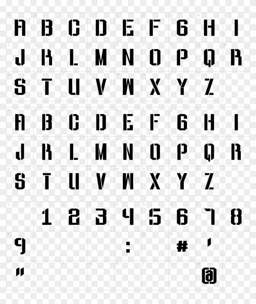 Tough Guy Font - Liquid Crystal Font Clipart #3436957