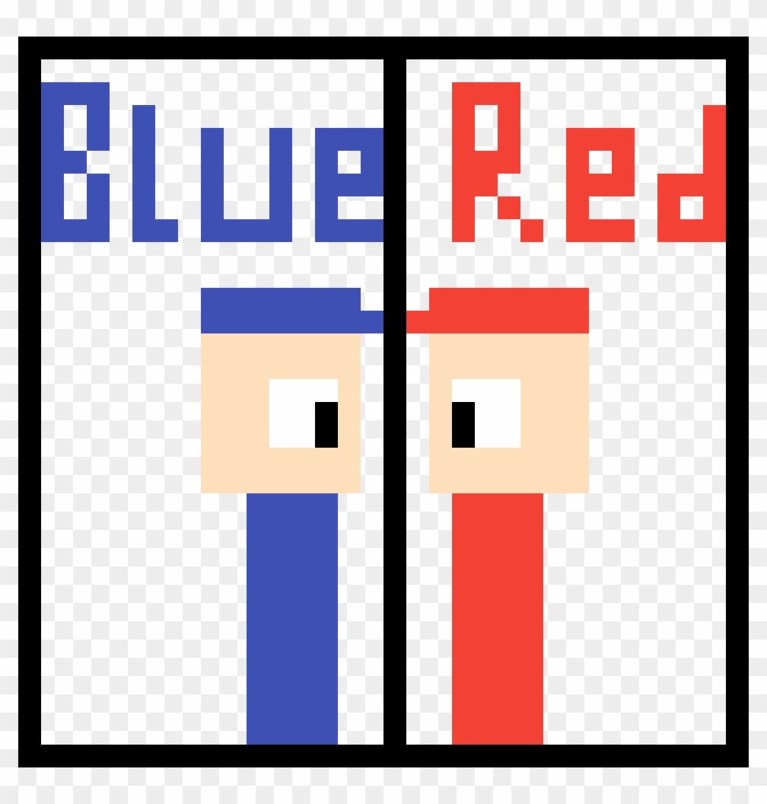 Red Vs Blue - Graphic Design Clipart #3437279