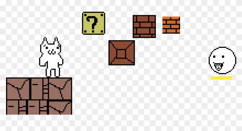 Cat Mario - - Cartoon Clipart #3437541