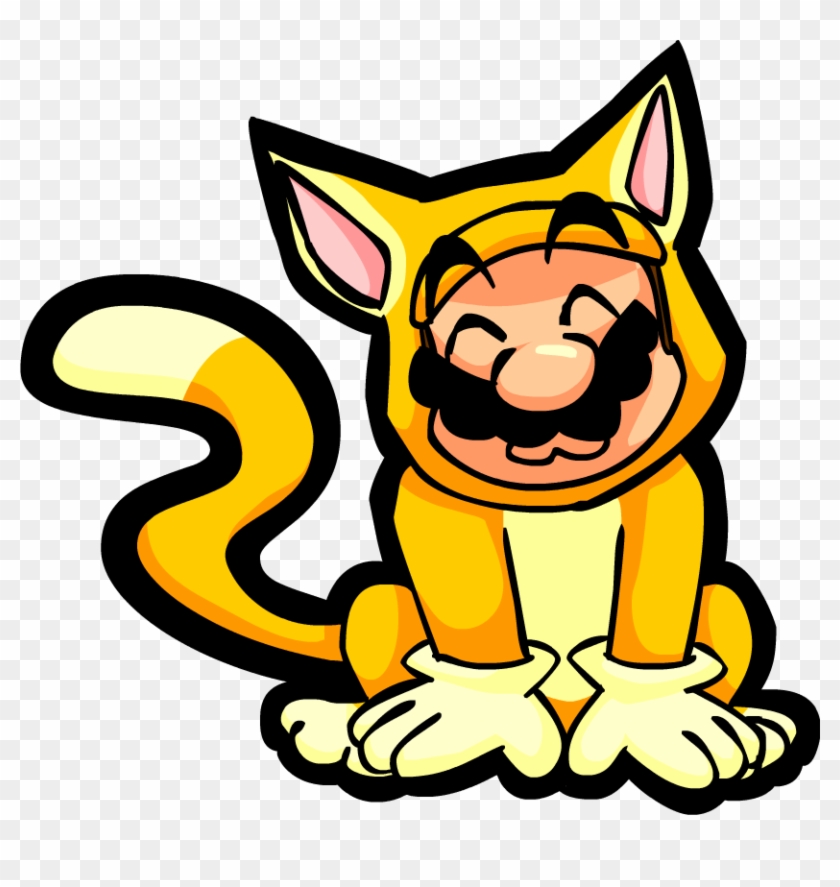 How To Play Cat Mario Unblocked - Cartoon Clipart #3437600