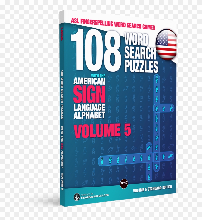 Asl-word Search Books - Graphic Design Clipart