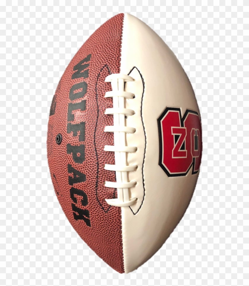 Nc State Wolfpack Logo Block S Autograph Football - Flag Football Clipart