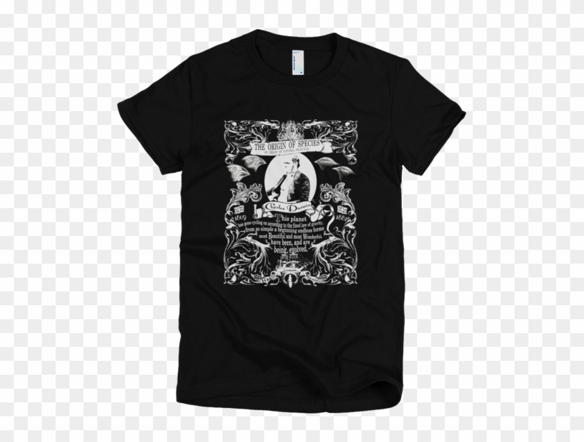 Charles Darwin Origin Of Species Graphic T Shirt - Puce Mary T Shirt Clipart