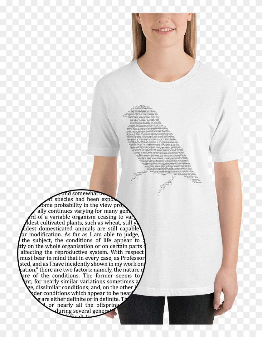 On The Origin Of Species By Charles Darwin Unisex T-shirt - T-shirt Clipart #3438480