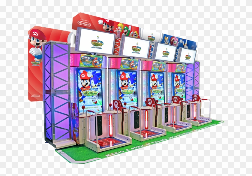 Mario And Sonic At The Rio 2016 Olympic Games Arcade - Mario & Sonic Arcade Clipart