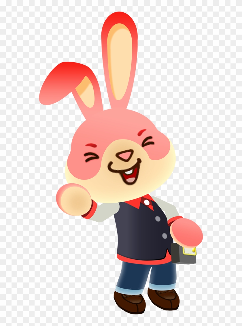 Sales Bunny Character Clipart