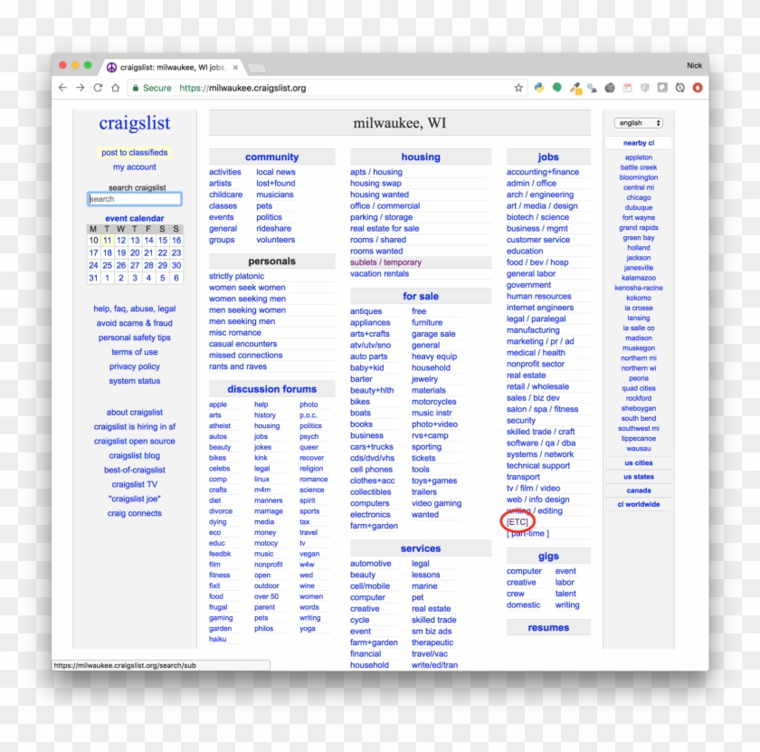 The Google Ventures' Team Created A Great Post On How - Unbundling Craigslist Clipart
